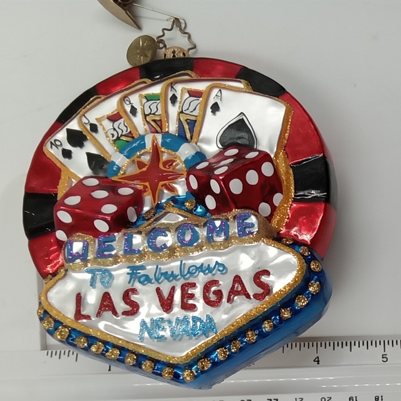 CHRISTOPHER RADKO"LAS VEGAS " ORNAMENT - Picture 3 of 4